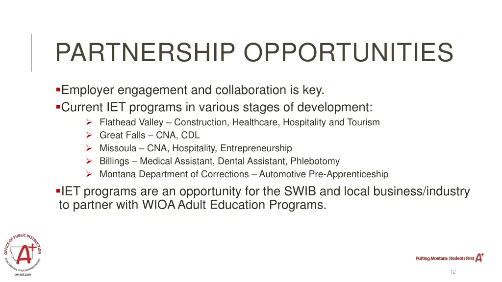 partnership opportunities