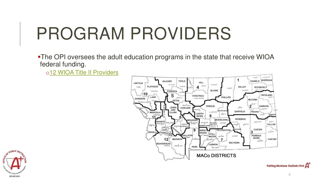 program providers 1