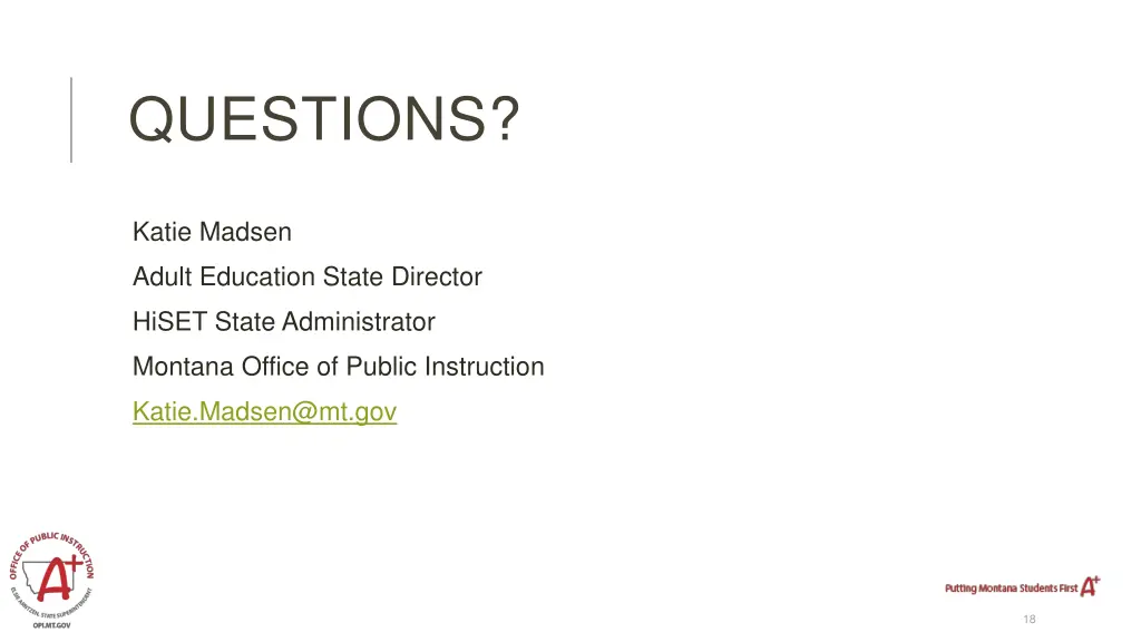 questions