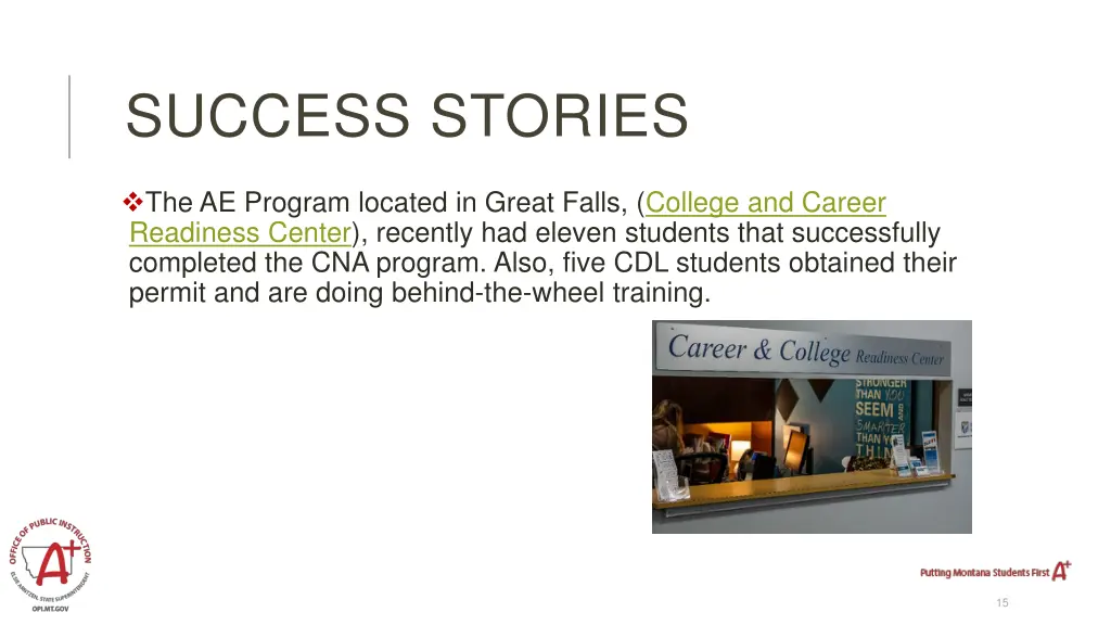 success stories