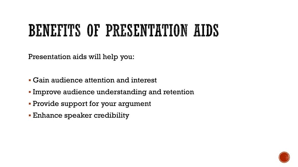 benefits of presentation aids 1