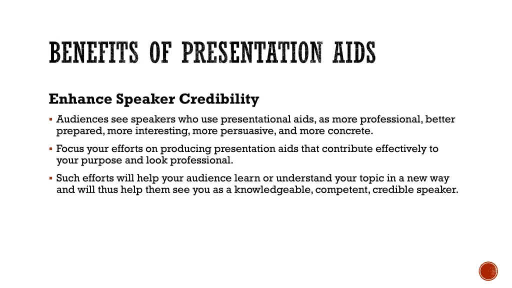 benefits of presentation aids 5