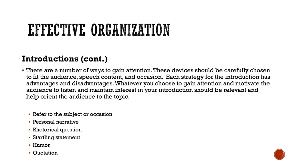 effective organization 10