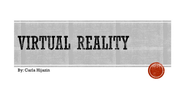 virtual reality