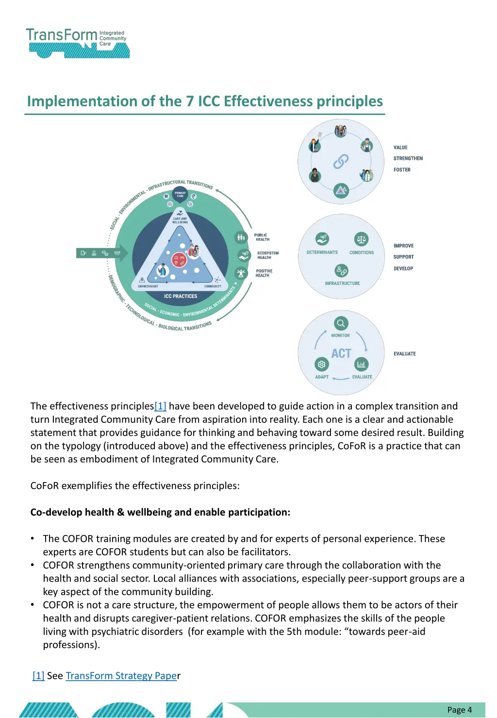 implementation of the 7 icc effectiveness
