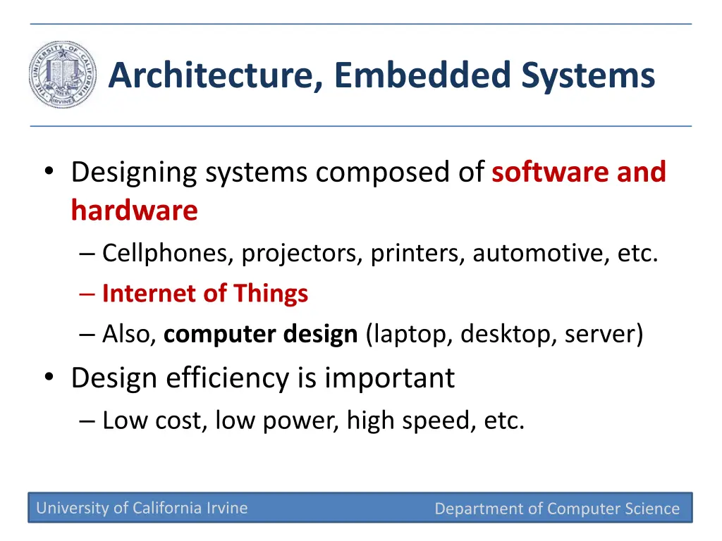 architecture embedded systems