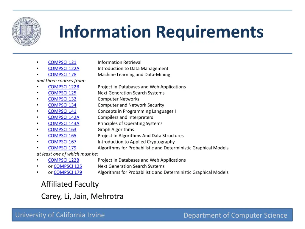 information requirements