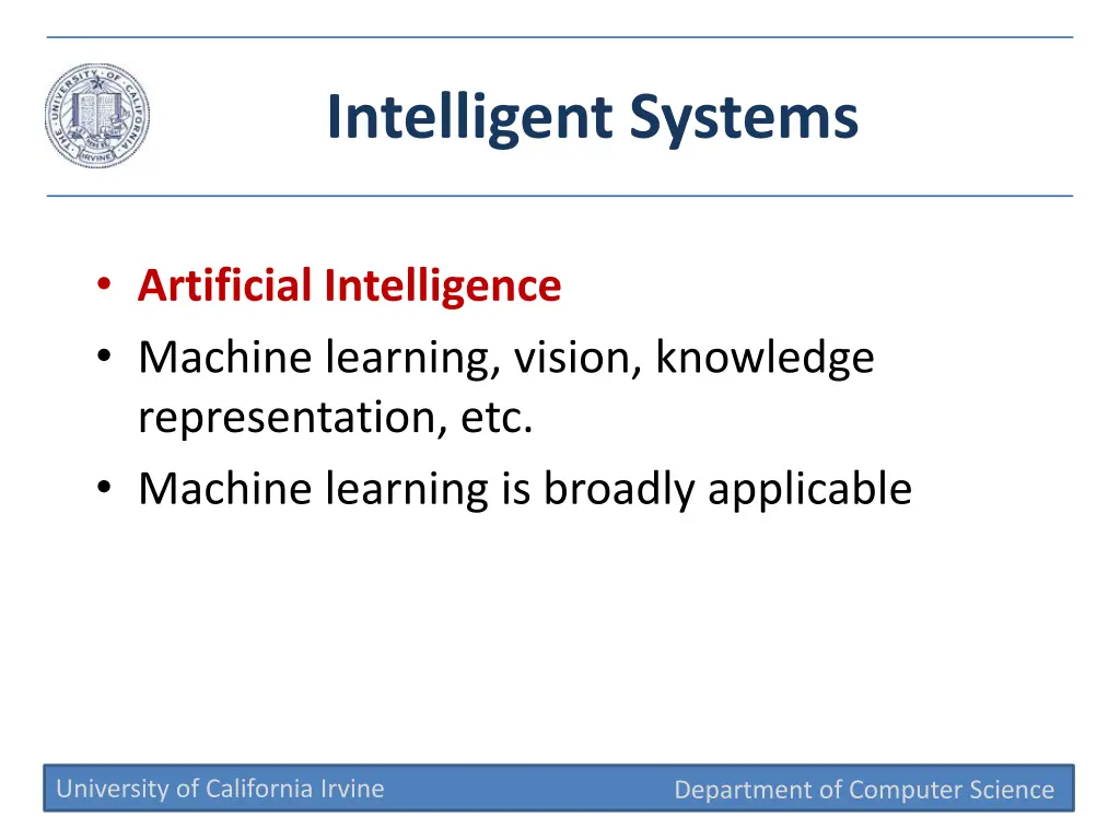 intelligent systems