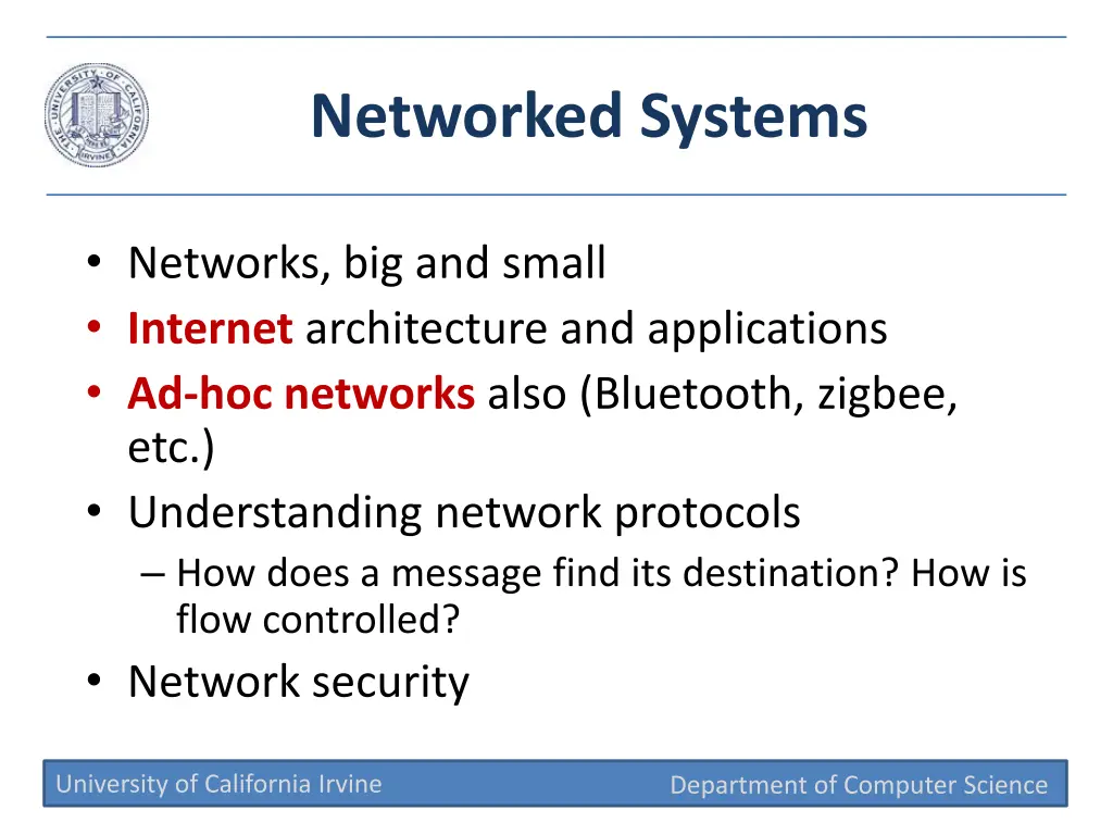 networked systems