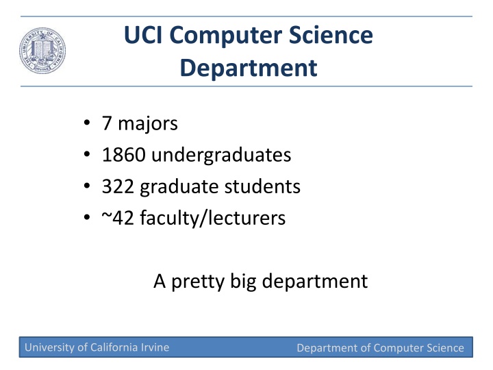 uci computer science department
