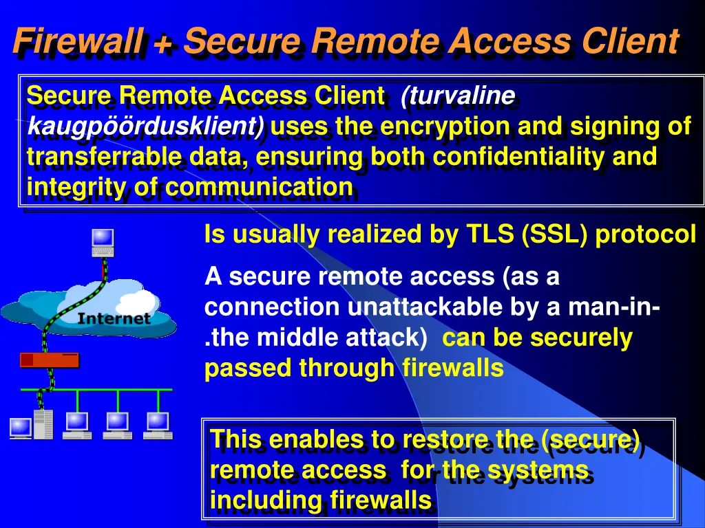 firewall secure remote access client