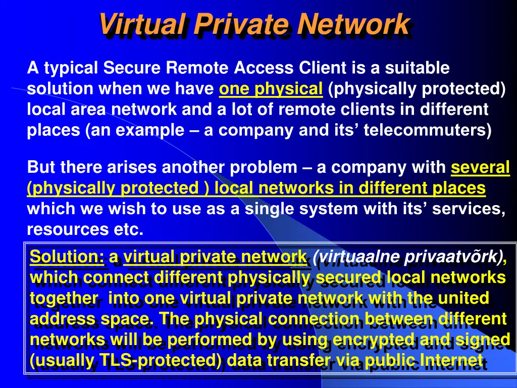 virtual private network