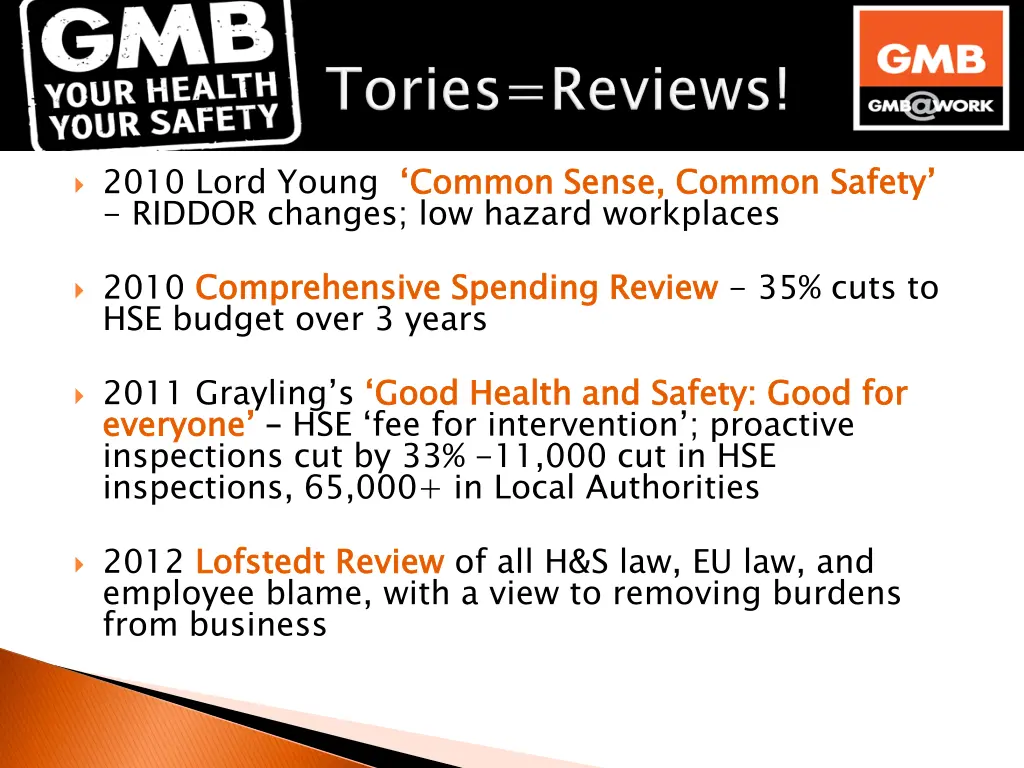 2010 lord young common sense common riddor