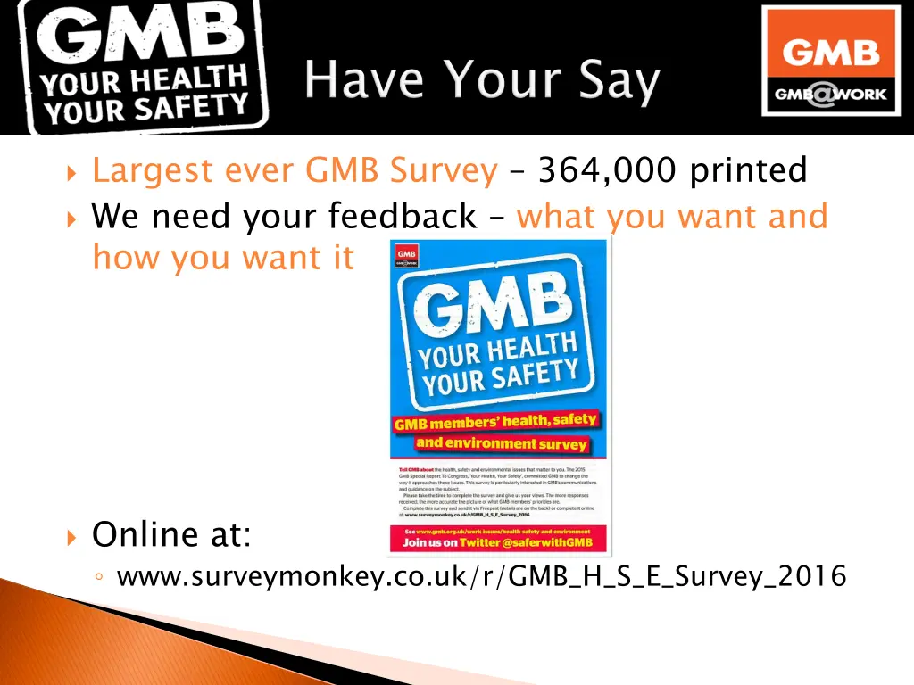 largest ever gmb survey 364 000 printed we need