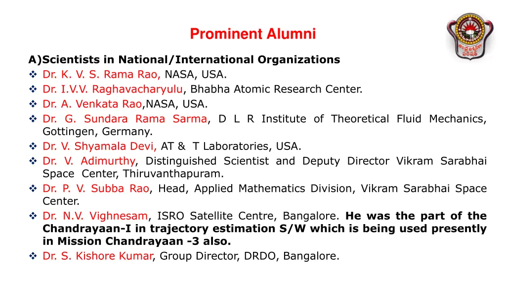 prominent alumni