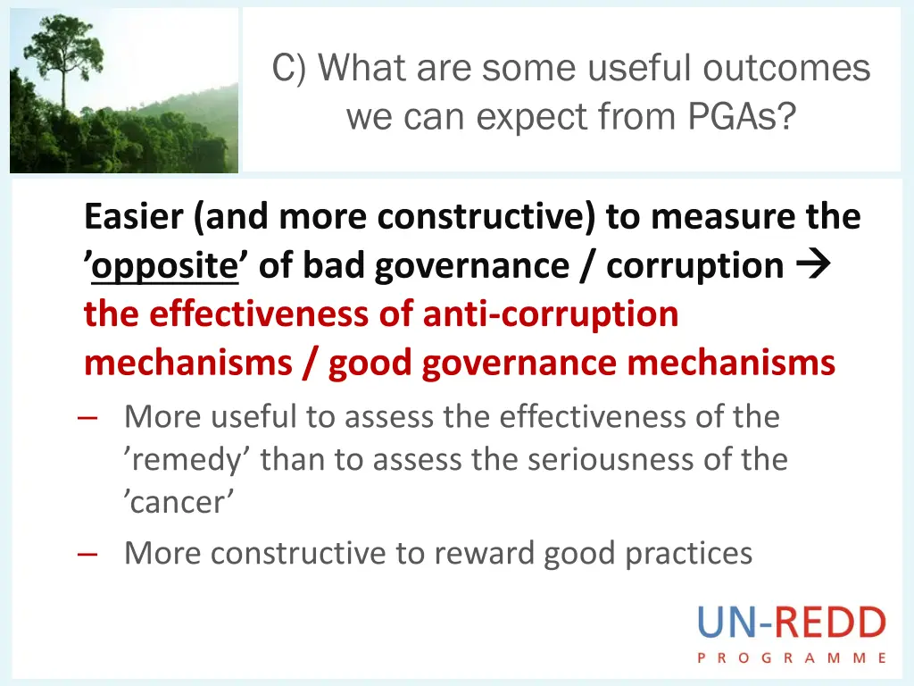 c what are some useful outcomes we can expect 1