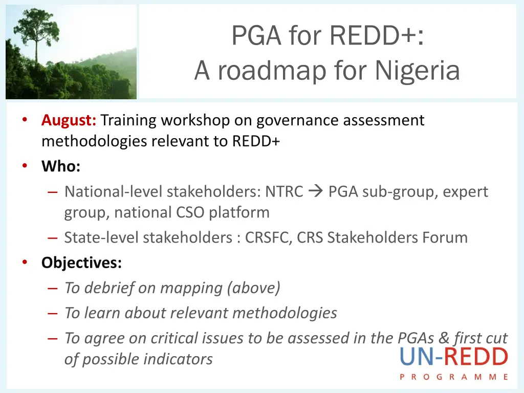 pga for redd a roadmap for nigeria 1
