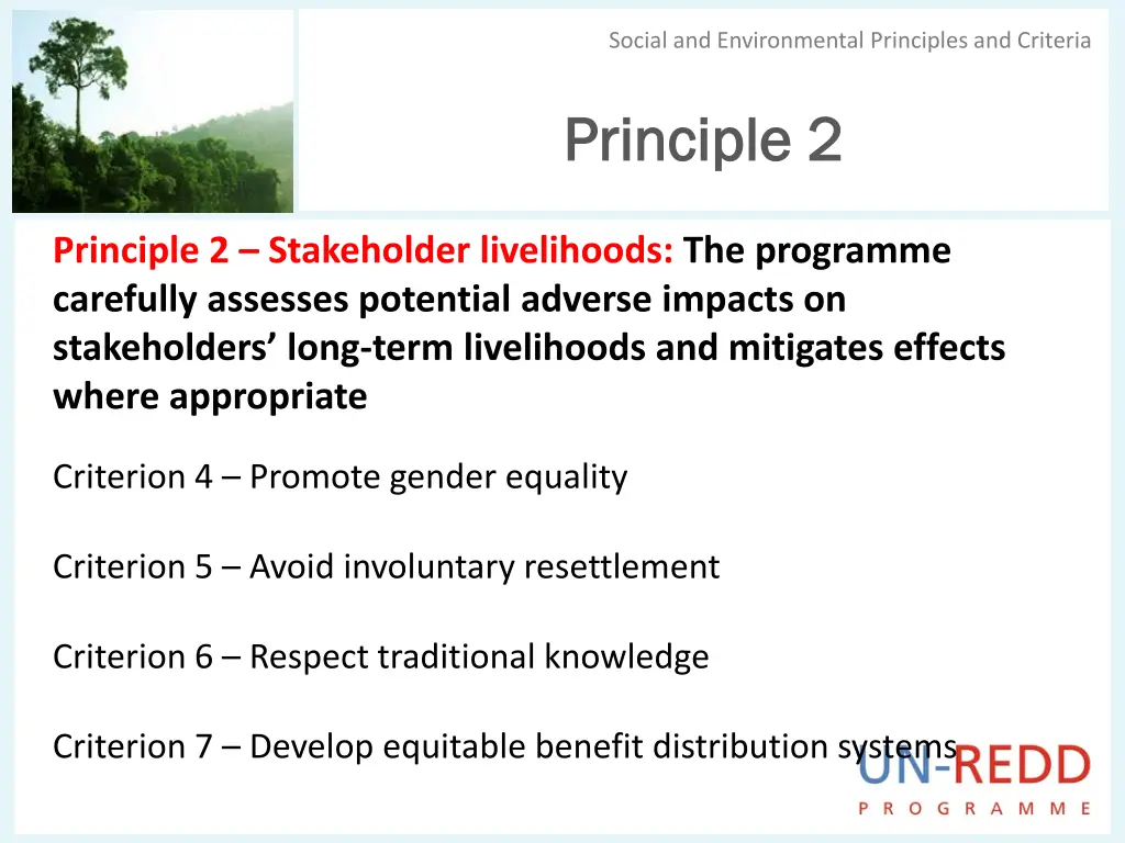 social and environmental principles and criteria 1