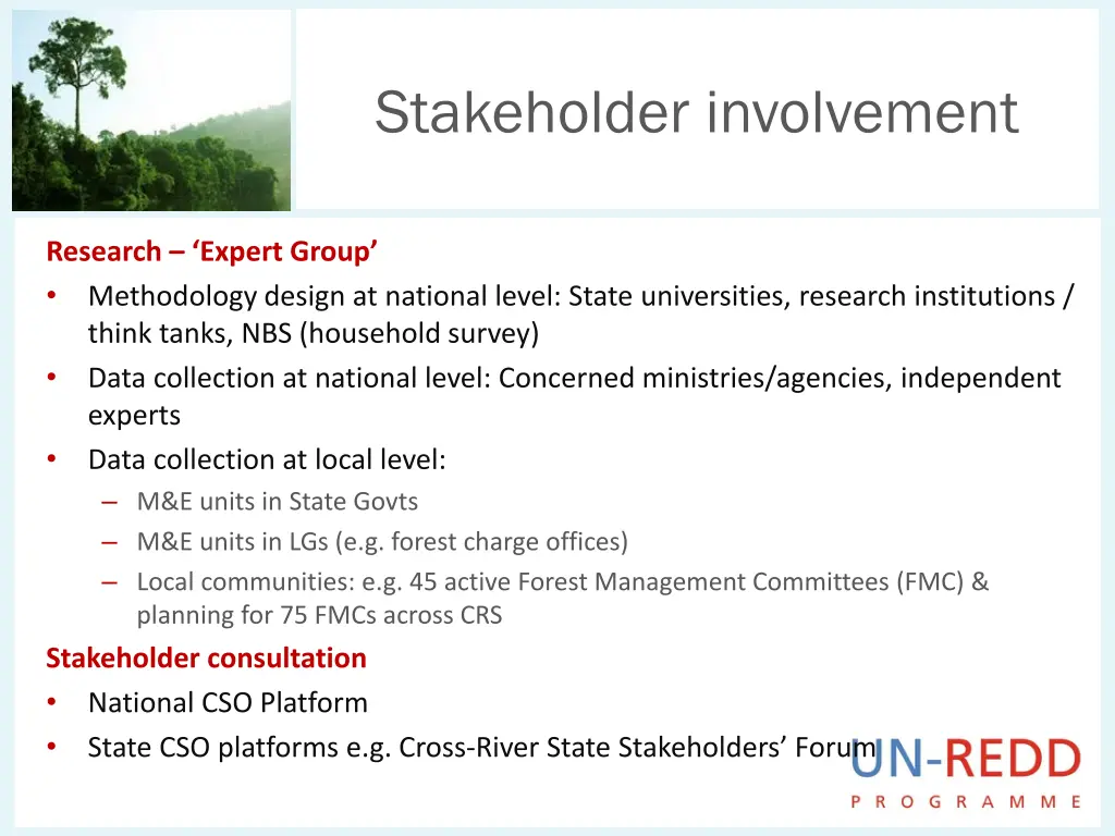 stakeholder involvement 1