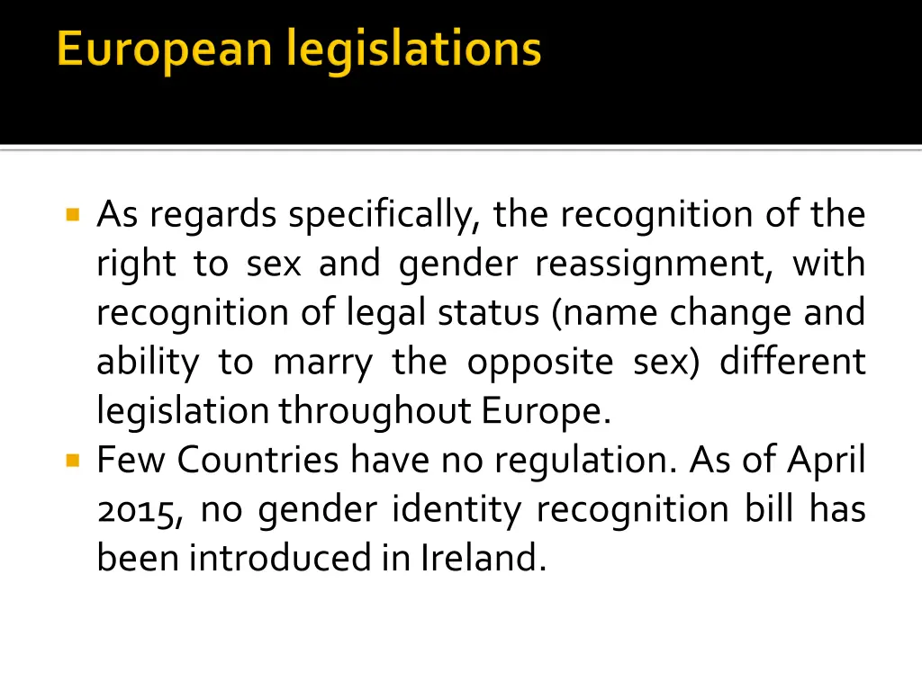 as regards specifically the recognition