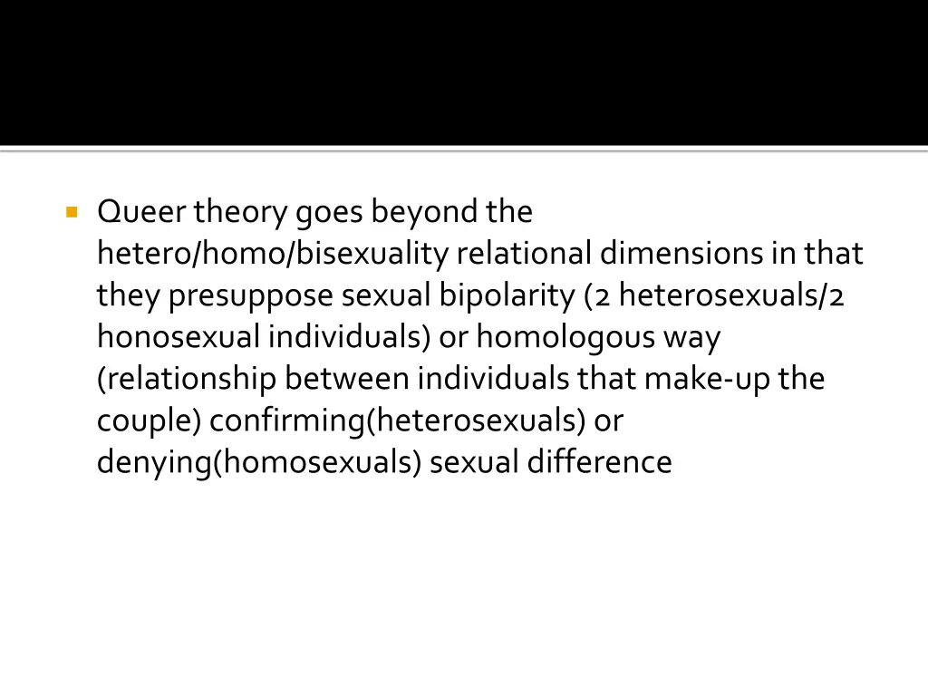 queer theory goes beyond the hetero homo
