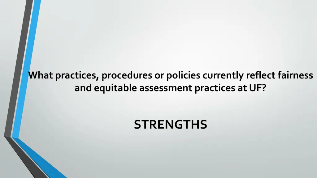 what practices procedures or policies currently
