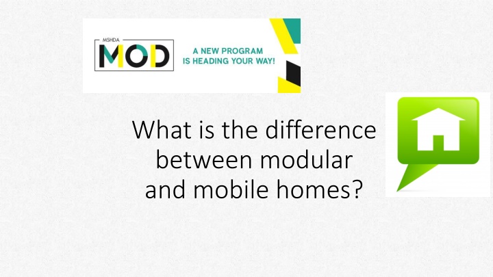 what is the difference between modular and mobile