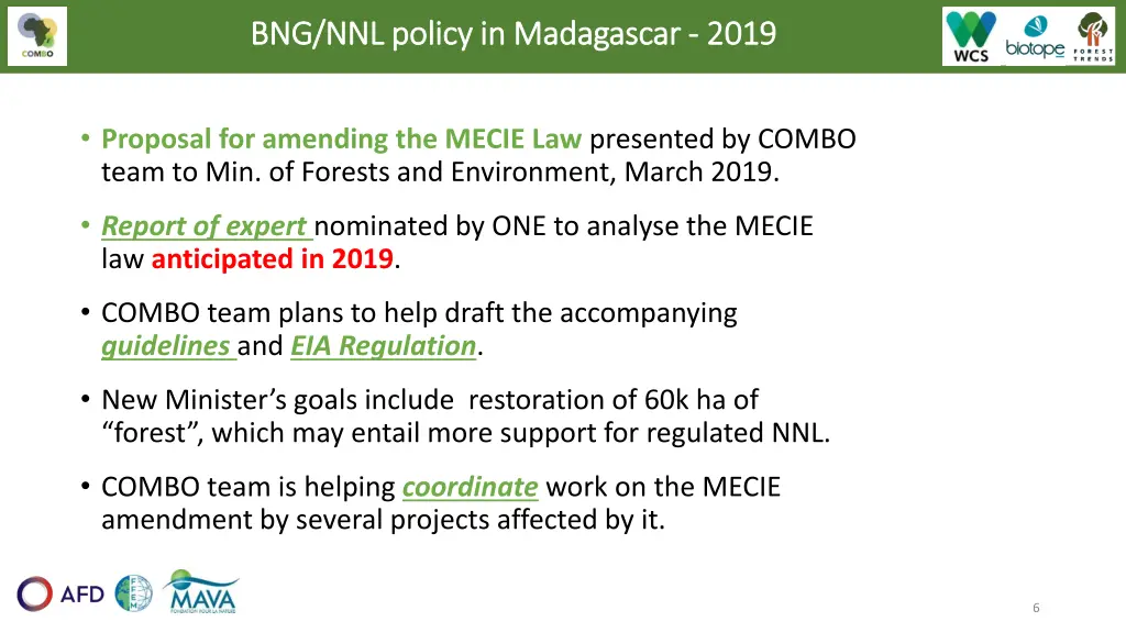 bng nnl policy in madagascar bng nnl policy