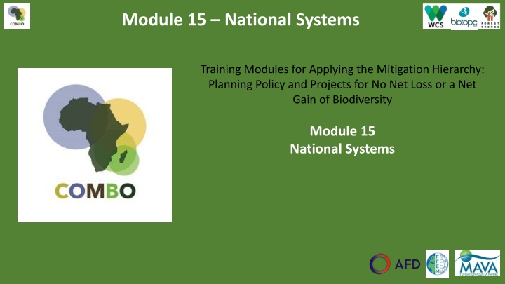 module 15 national systems