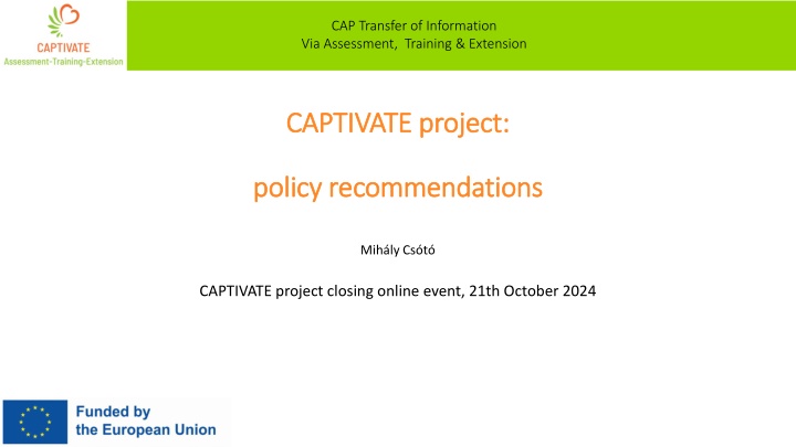 cap transfer of information via assessment
