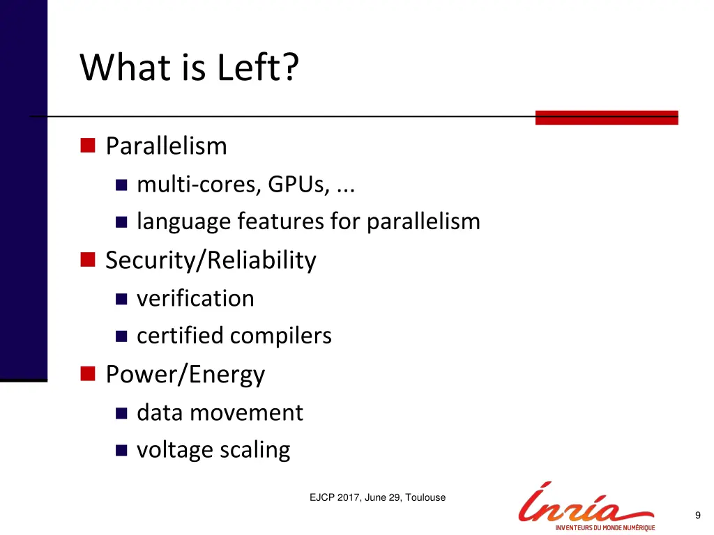 what is left