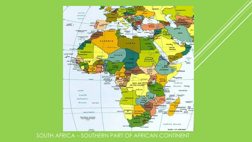 south africa southern part of african continent