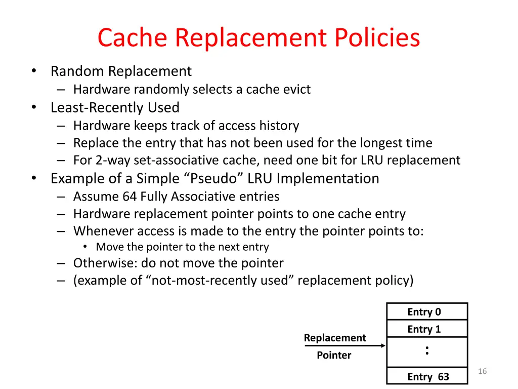 cache replacement policies