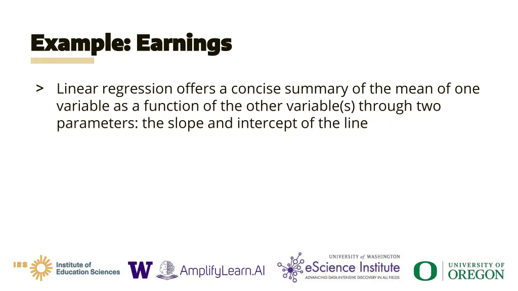 example earnings example earnings 3