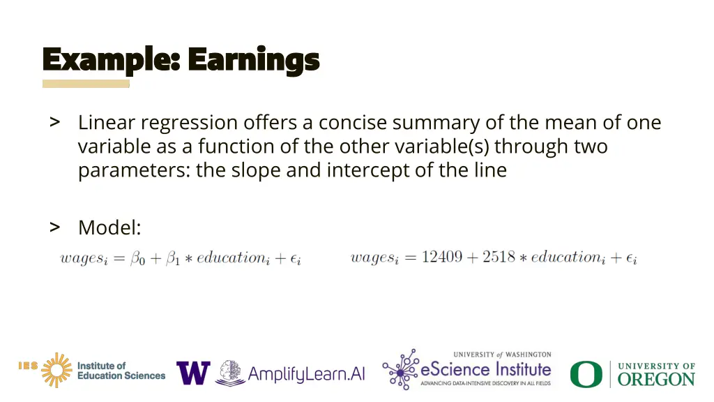 example earnings example earnings 4