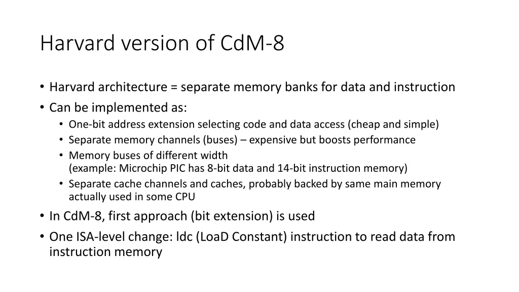 harvard version of cdm 8
