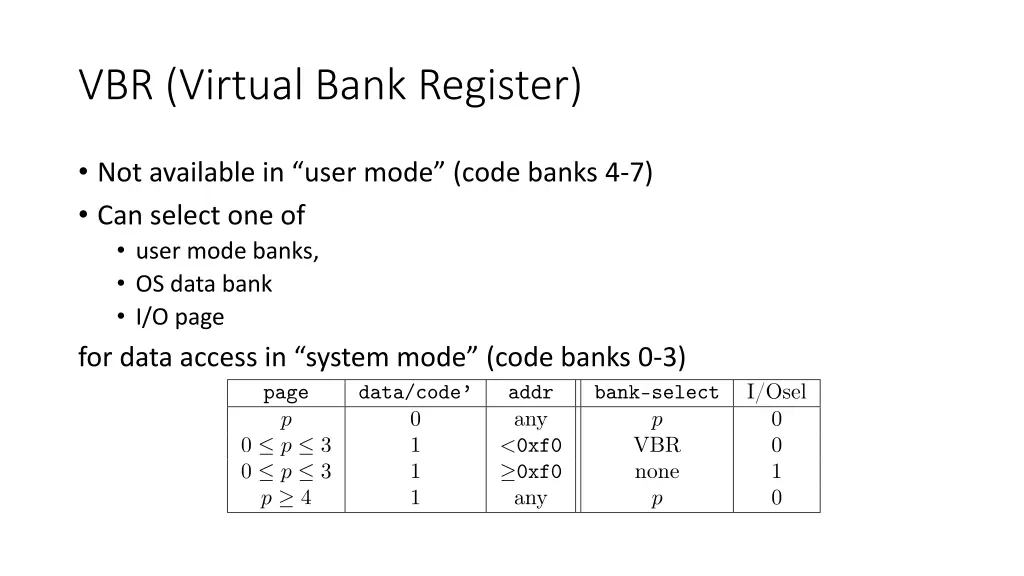 vbr virtual bank register