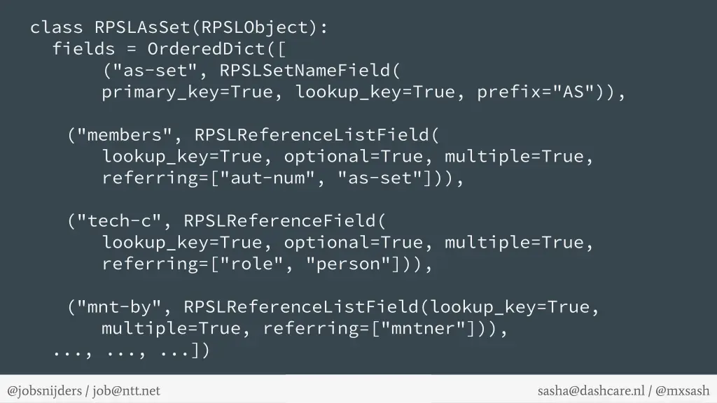 class rpslasset rpslobject fields ordereddict