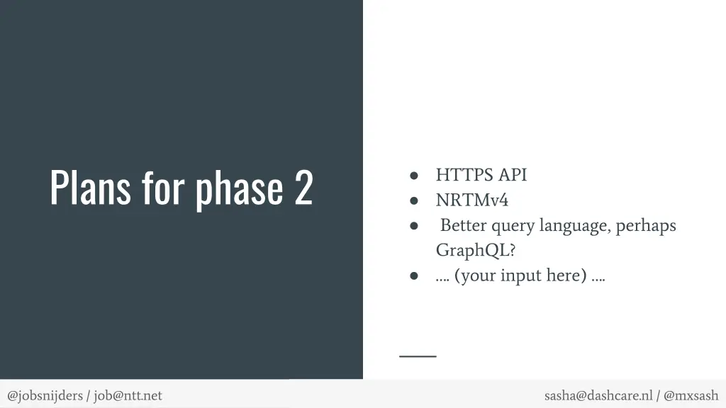 plans for phase 2