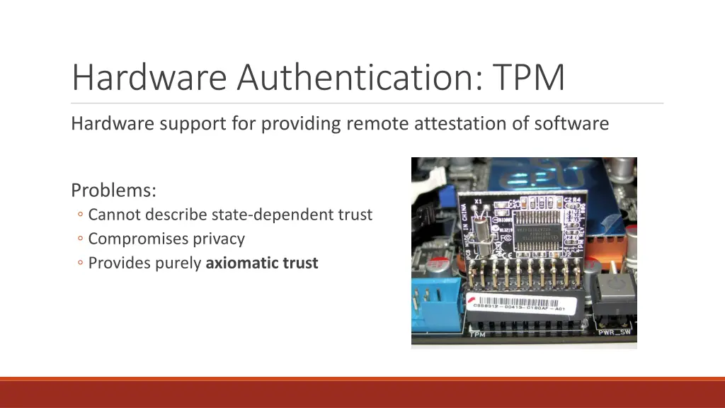 hardware authentication tpm