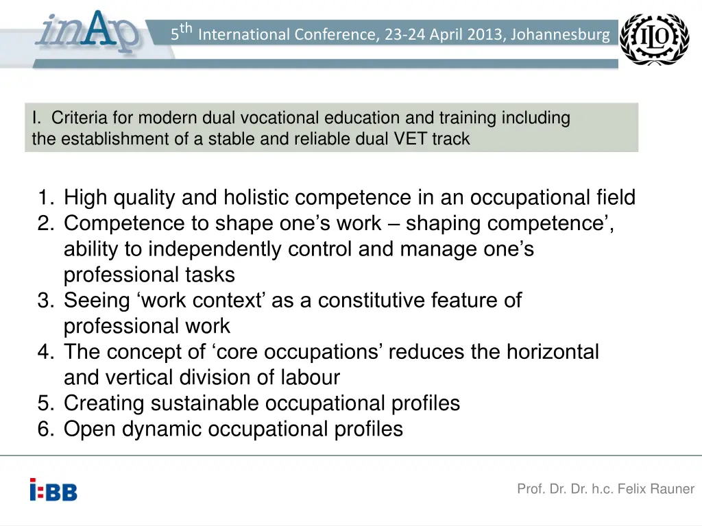 5 th international conference 23 24 april 2013 4