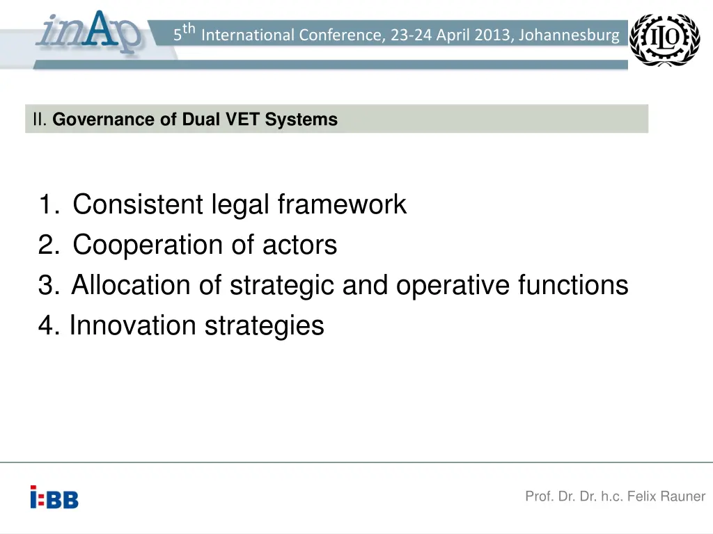 5 th international conference 23 24 april 2013 6