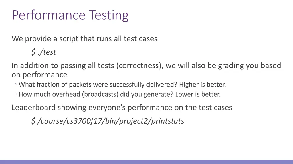 performance testing