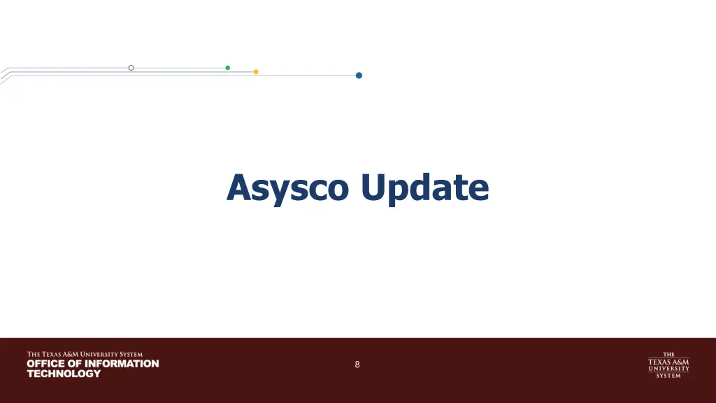 asysco update