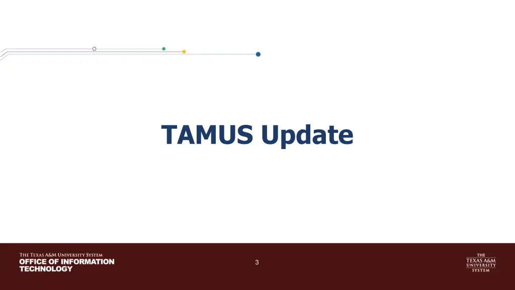 tamus update