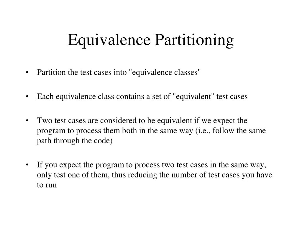 equivalence partitioning 1
