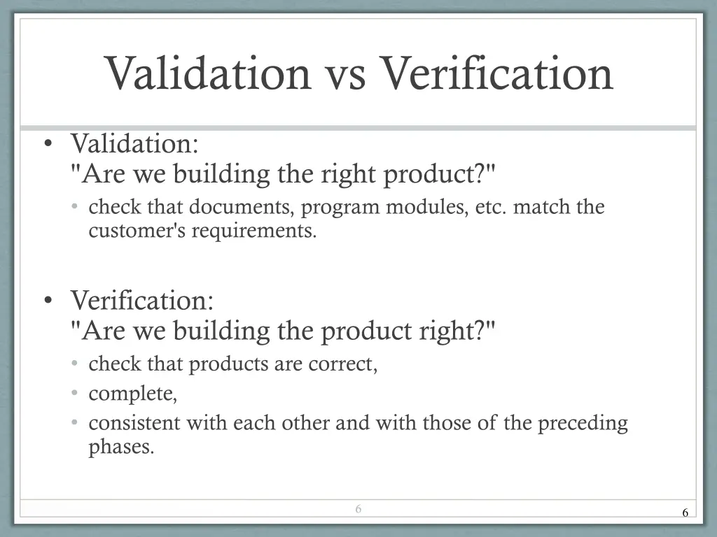 validation vs verification