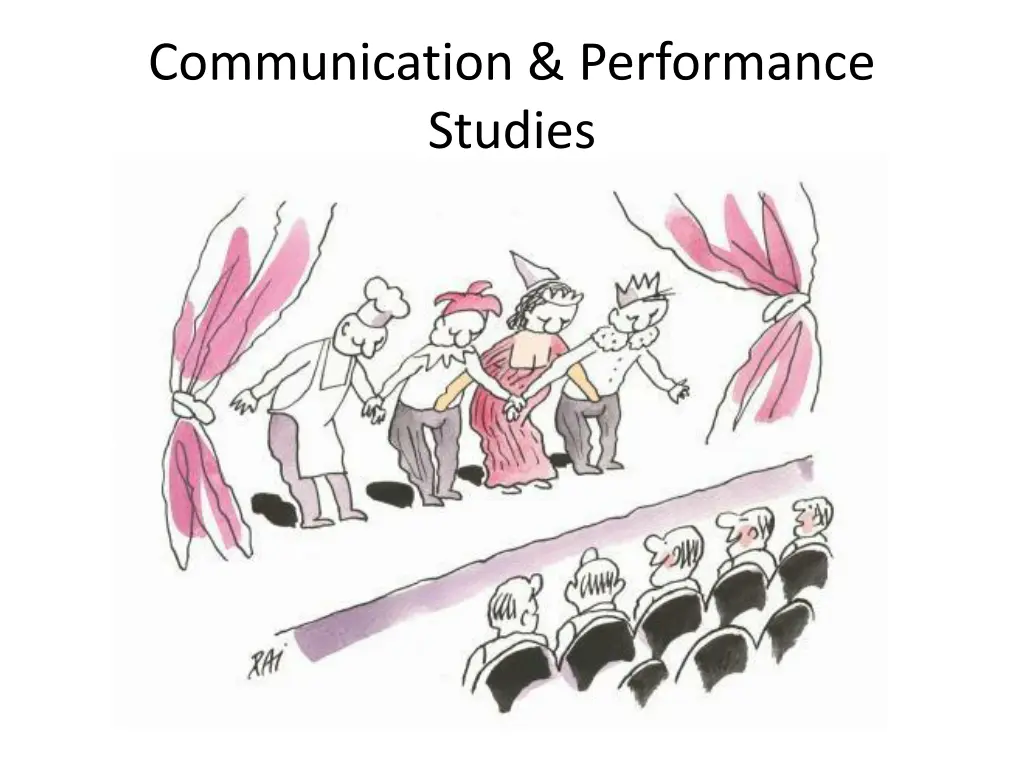 communication performance studies