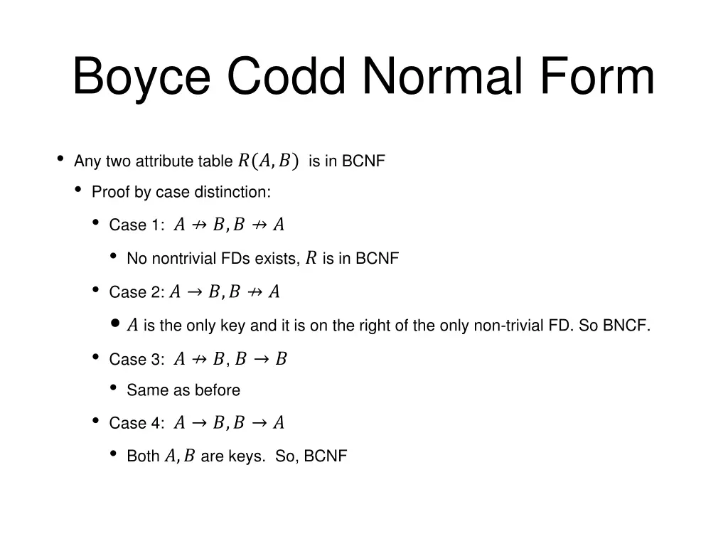 boyce codd normal form 2