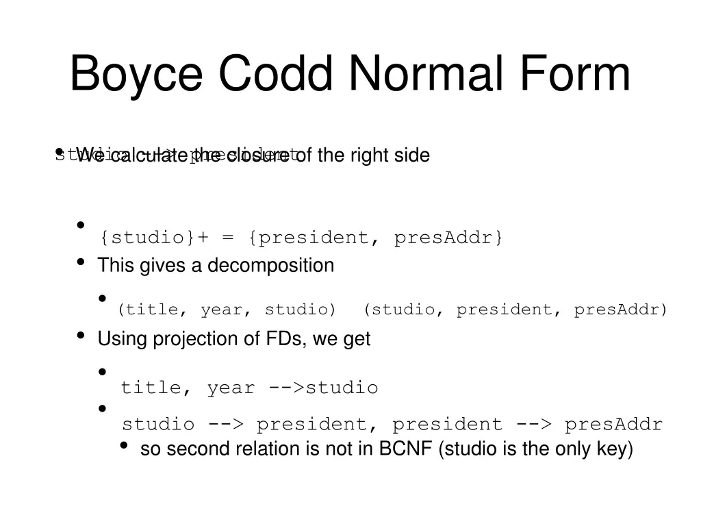 boyce codd normal form 8
